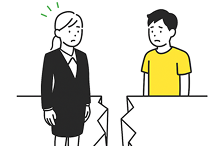 オフィスでの会話